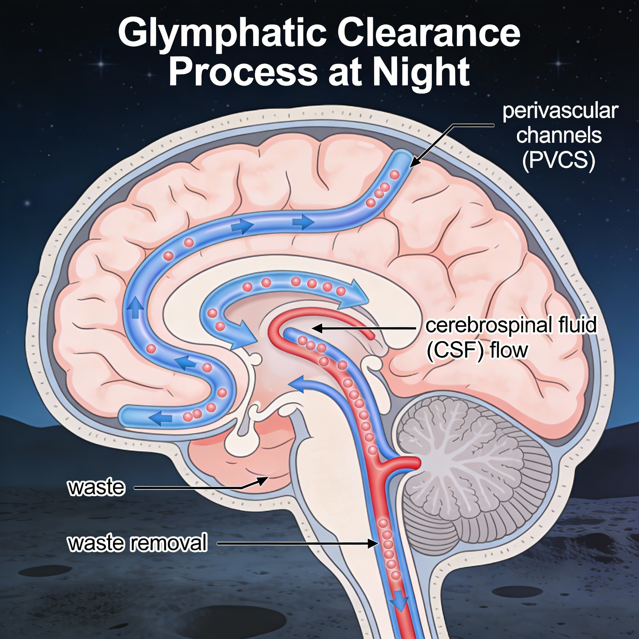 Glymphatic System Works During Sleep