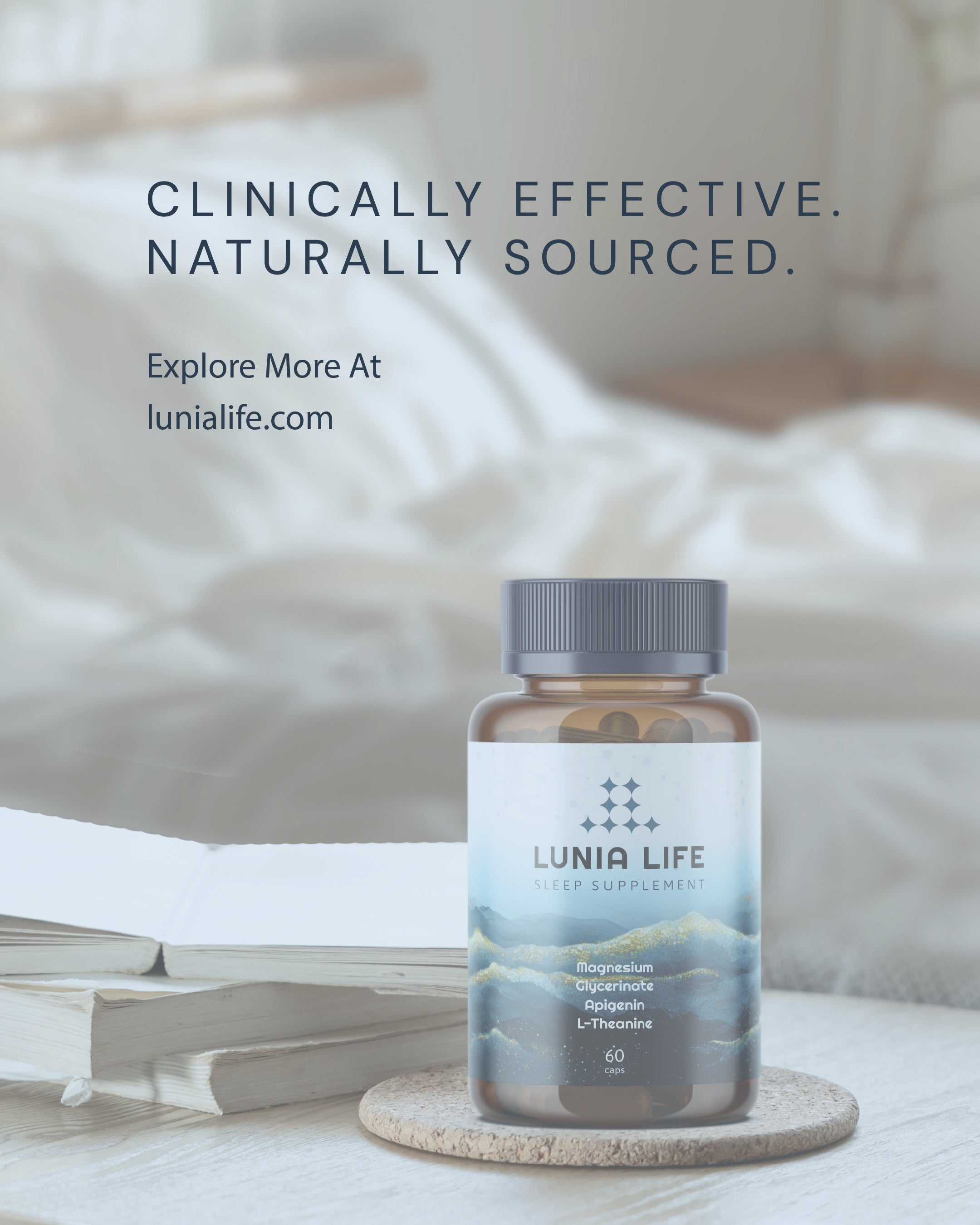 Luneia Lunia Life | Magnesium, Apigenin & L-Theanine Sleep Blend